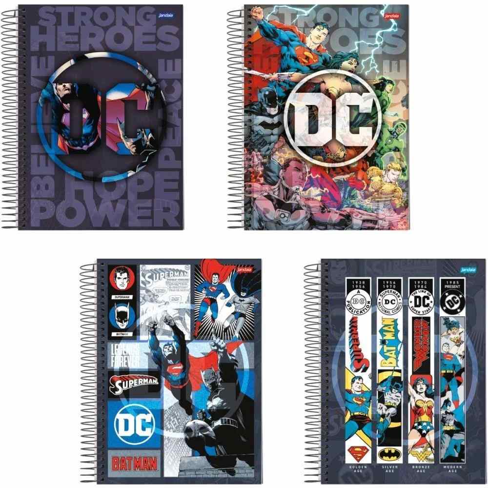 CADERNO 1X1 C.D. DC COMIC